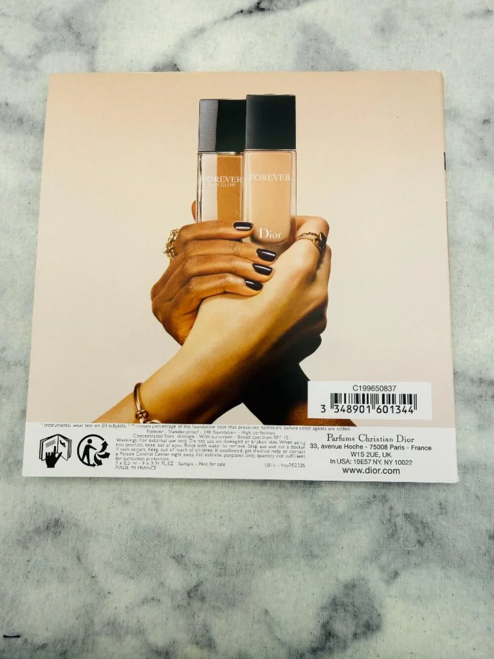 DIOR Beauty Gift Set-Generation Forever Foundation 9 Shades,Warm&Neutral-2pc-NEW